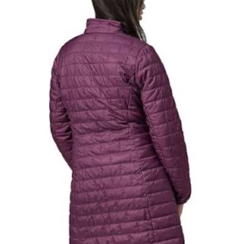 NWT Patagonia Lightweight Travel Deep Purple Nano Puff Parka Medium M - Picture 7 of 7